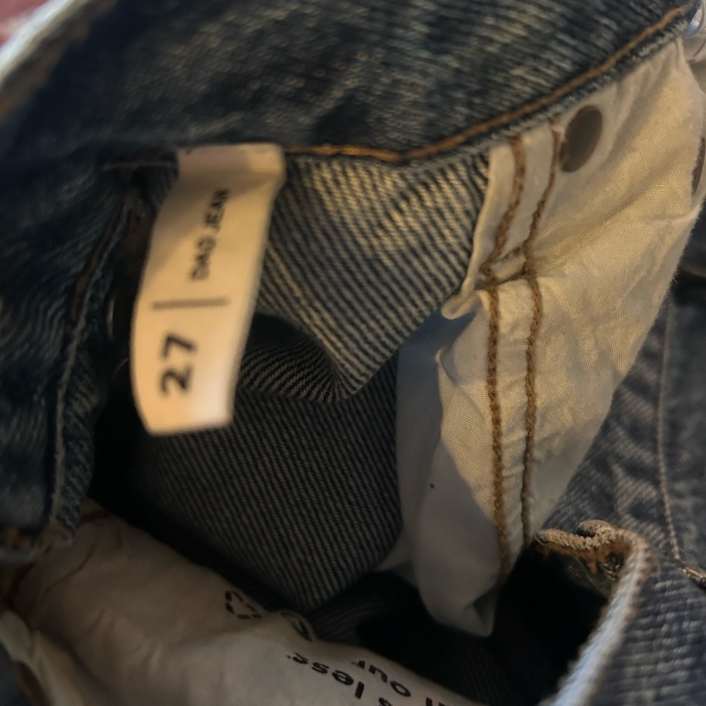 PacSun NEW Eco Medium Distresses Dad Jean 27 - Picture 5 of 5
